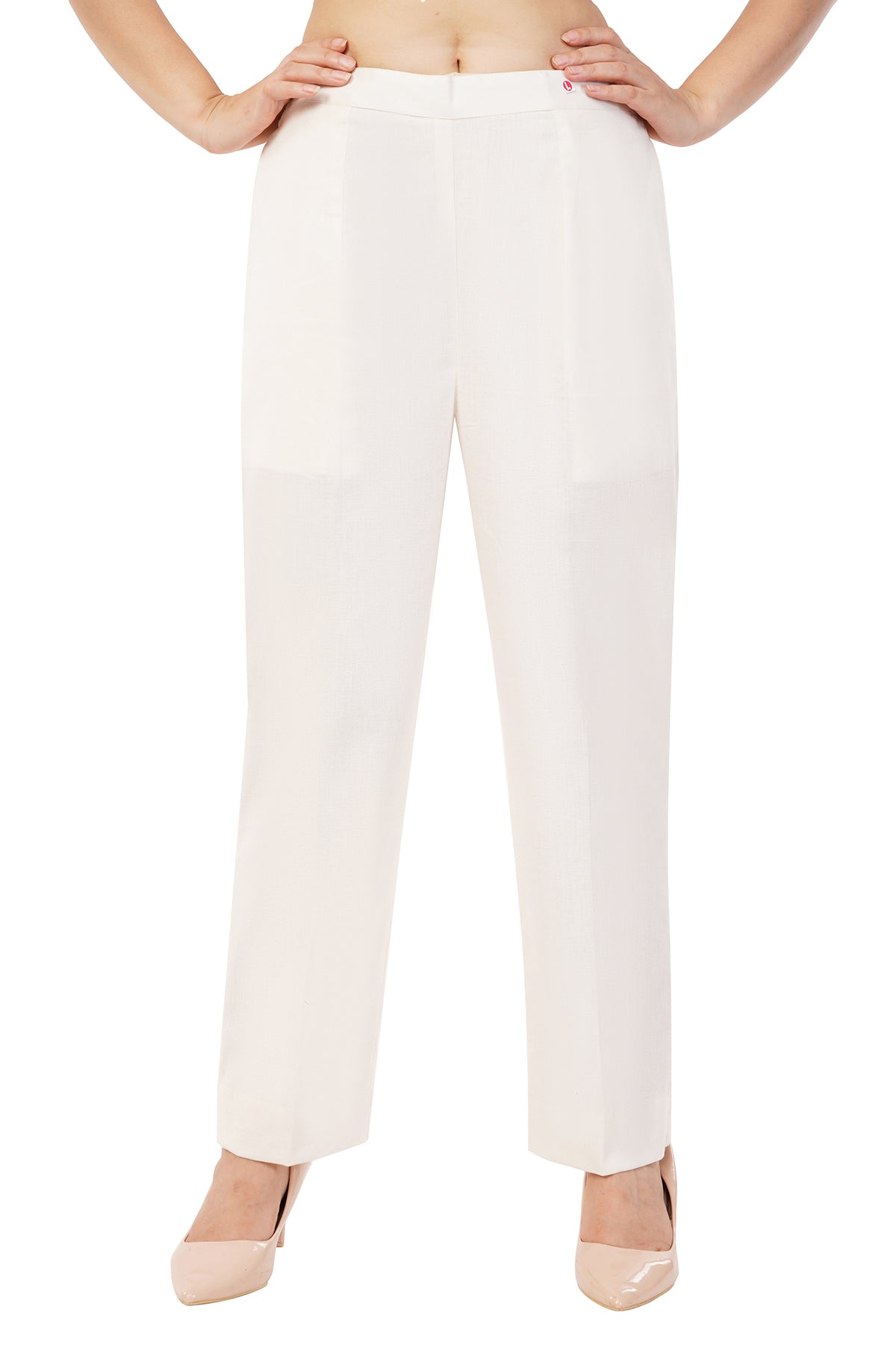 Natural Cotton Woven Ethnic Pant