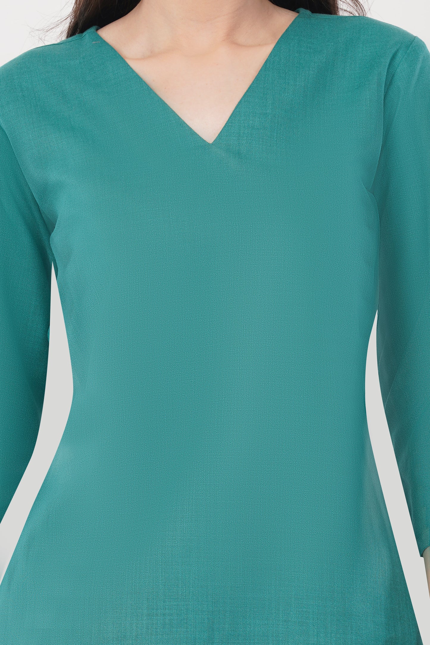 Green Classic Cotton Kurta & Pant Co-Ord Set