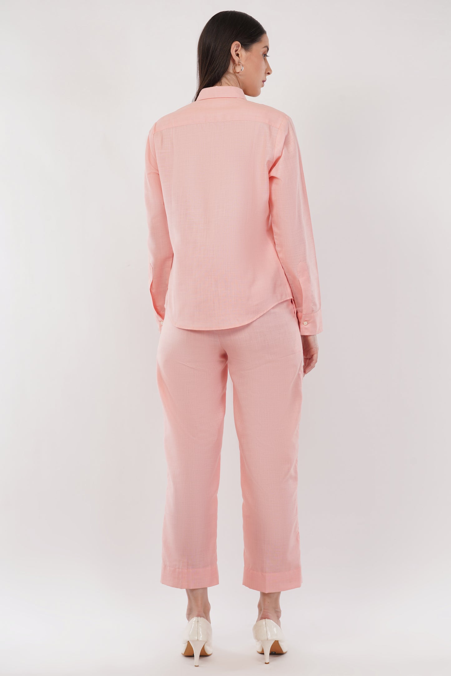Pink Co-ord Set- Shirt & Trouser