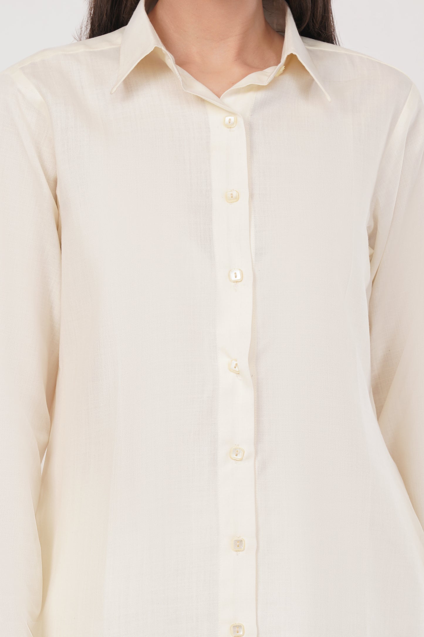 White Co-ord Set- Shirt & Trouser